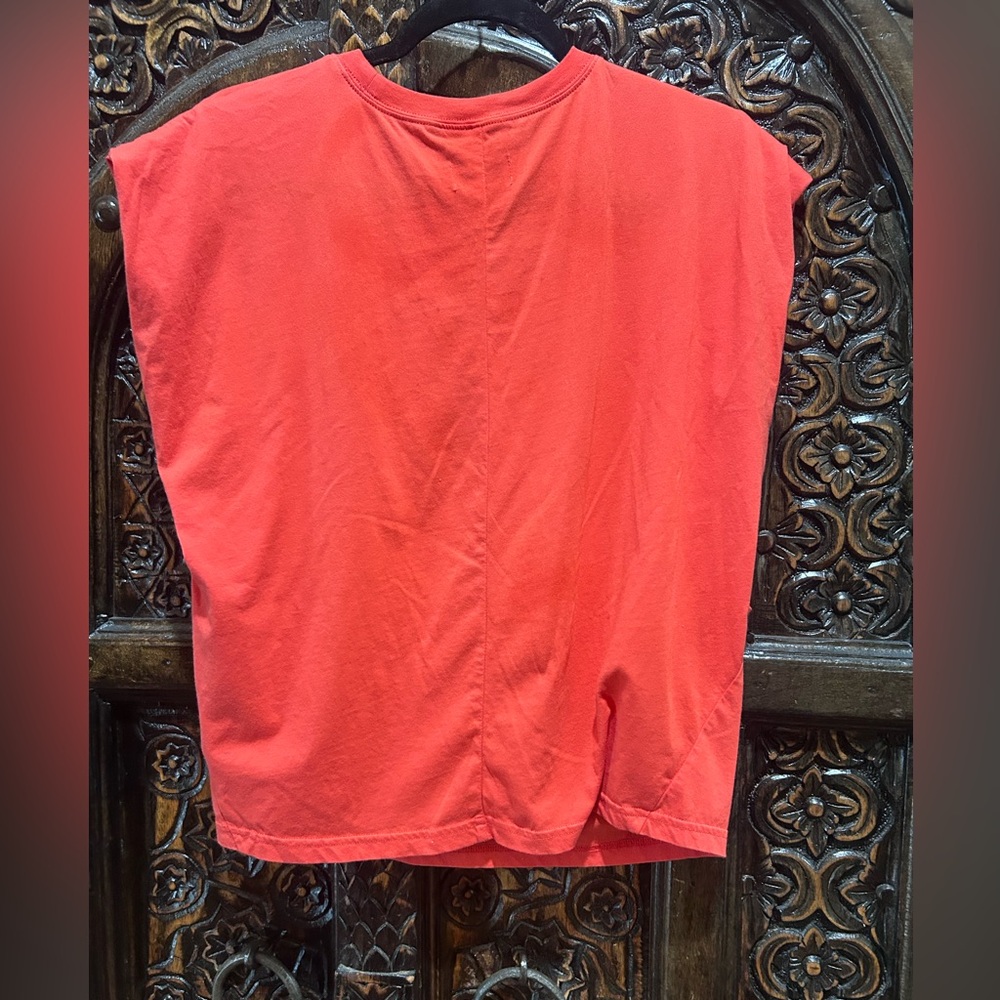 Pistola Bright Red Crew Neck Top